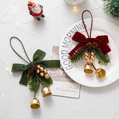 2026 New Christmas Decorations Christmas Bell Garland Pendant Christmas Tree Decorations Atmosphere Scene Hangings