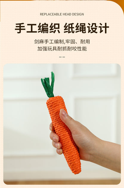 New bite cat toy self-hi cat toy bite-resistant sound relief artifact pet toy wholesale