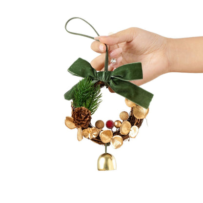 2026 New Christmas Decorations Christmas Bell Garland Pendant Christmas Tree Decorations Atmosphere Scene Hangings