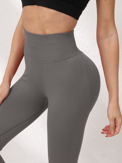Cross-Border European and American High-Waisted Peach-Waist Leggings Yoga Pants Butt Lift Tummy Control High-Elastic Fitness Pants Yoga Wear