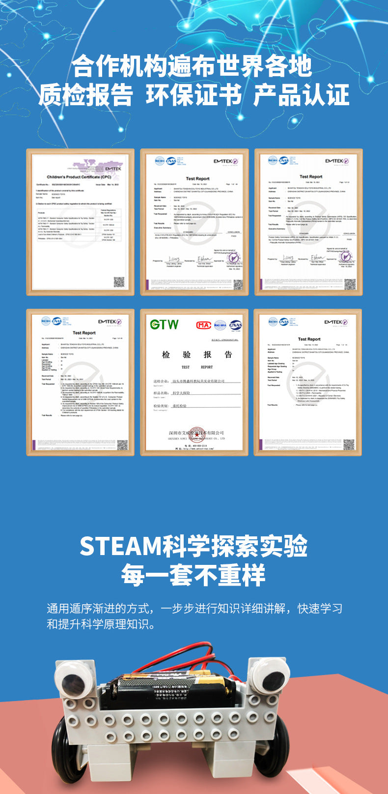 Artificial Intelligence Programming Car Elementary School Students Steam Children's Toys Science Laboratory Intelligent Enlightenment Educational Toys