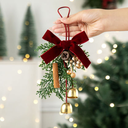 2026 New Christmas Decorations Christmas Bell Garland Pendant Christmas Tree Decorations Atmosphere Scene Hangings