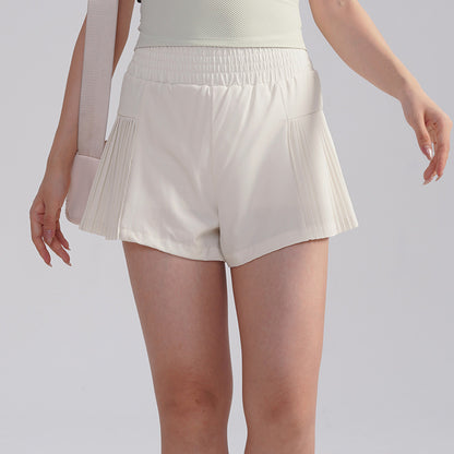 Loose Sports Shorts Summer High-Waisted Anti-Exposure Breathable Running Outdoor Pilates Yoga Three-Point Pants Thin Style