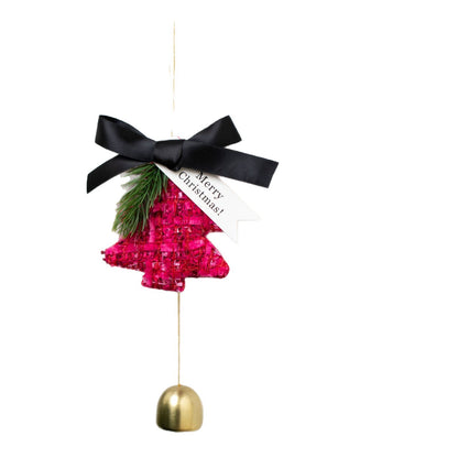 New Christmas Decorations Christmas Bow Bell Pendant Christmas Tree Decorations Atmosphere Scene Pendant
