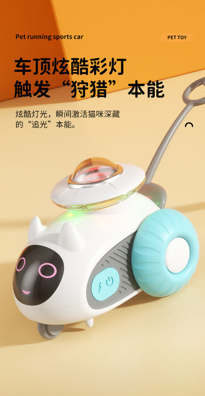 Pet Gravity Smart Racing Car Remote Control Electric Cat Toy Self-Entertaining Mouse Feather Teaser Cat Toy
