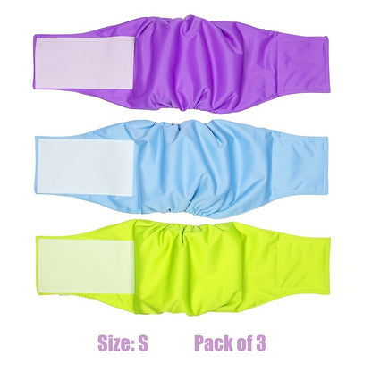 Pet Physiological Diapers, Cloth Diapers for Dogs, Sanitary Pants for Male Dogs, Washable Pee Pads for Small Dogs, Pet Clothing