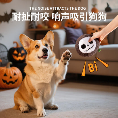 Cross-Border Amazon Dog Sounding Toy Halloween Plush Doll Self-Pleasure and Boredom Relief Artifact Bite-Resistant Teething Toy