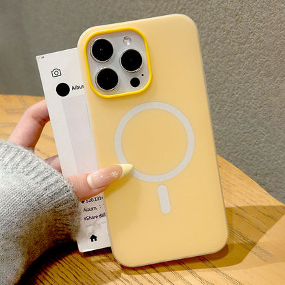 Suitable for Apple 18Promax Jelly Magnetic Phone Case Two-In-One Iphone16 Xiaomi 17 Huawei Protective Case