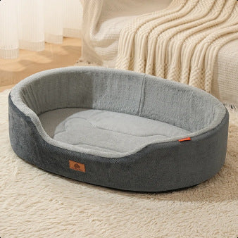 Four Seasons Universal Pet Kennel Medium-sized Dog Pet Kennel Pad Inner Mat Removable Litchi Leather Boat Kennel Cross-border Wholesale Exclusive