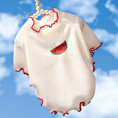 Spring and Summer Dog Cat Pet Clothes Base Shirt Autumn Two-legged Clothes Teddy Panda Home Clothes Dog Supplies Clothing