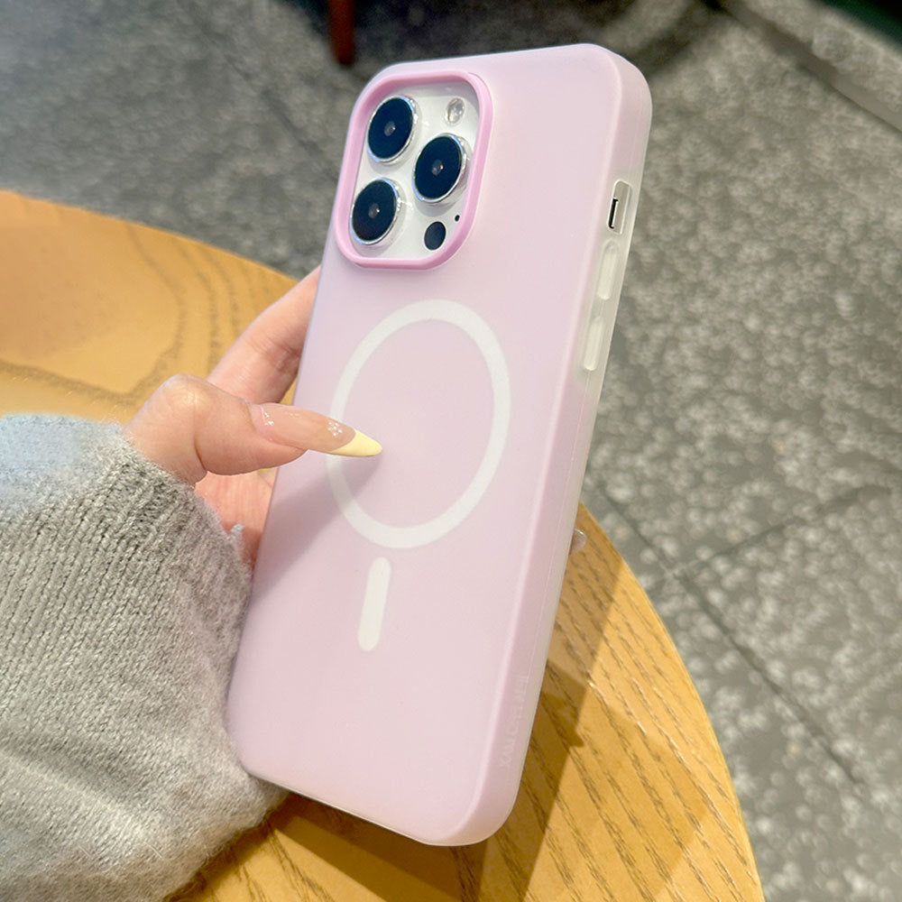 Suitable for Apple 18Promax Jelly Magnetic Phone Case Two-In-One Iphone16 Xiaomi 17 Huawei Protective Case