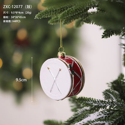 Christmas decoration small pendant gingerbread man plate House crutch car pendant Christmas tree Christmas wreath pendant