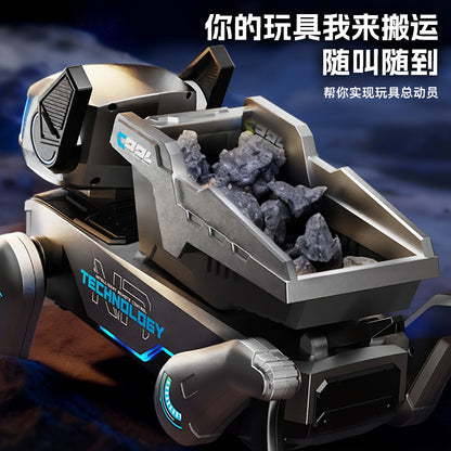 Remote Control Ai Smart Toy Robot Dog Children's Water Bomb Mechanical Dog Toy Companion Interactive Programming Birthday Gift