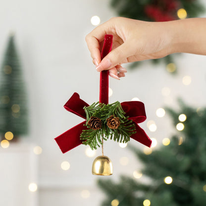 2026 New Christmas Decorations Christmas Bell Garland Pendant Christmas Tree Decorations Atmosphere Scene Hangings