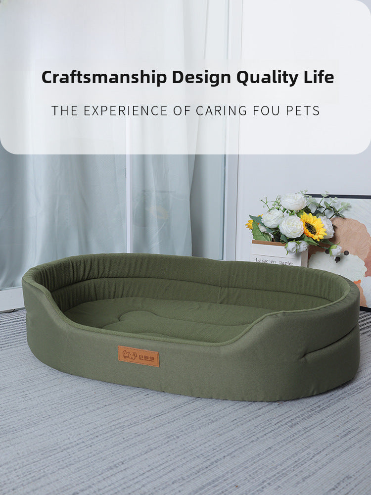 Cross-Border Popular Dog Bed and Mat, Moisture-Proof, Suitable for All Seasons, Dog Mattress, Pet Bed, Bite-Resistant Oxford Cloth, Factory Wholesale