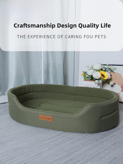 Cross-Border Popular Dog Bed and Mat, Moisture-Proof, Suitable for All Seasons, Dog Mattress, Pet Bed, Bite-Resistant Oxford Cloth, Factory Wholesale