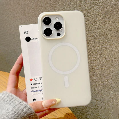 Suitable for Apple 18Promax Jelly Magnetic Phone Case Two-In-One Iphone16 Xiaomi 17 Huawei Protective Case
