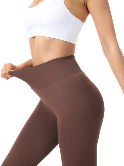 Cross-Border European and American High-Waisted Peach-Waist Leggings Yoga Pants Butt Lift Tummy Control High-Elastic Fitness Pants Yoga Wear