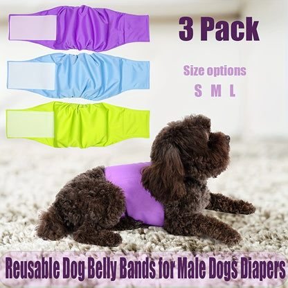 Pet Physiological Diapers, Cloth Diapers for Dogs, Sanitary Pants for Male Dogs, Washable Pee Pads for Small Dogs, Pet Clothing