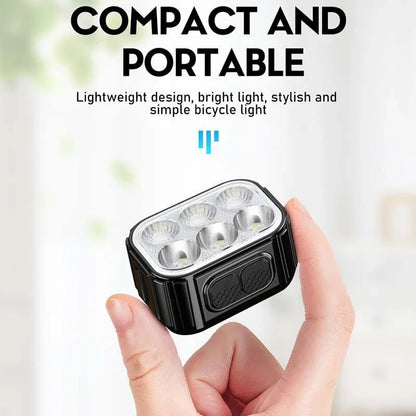 Ultra Bright Bike Front Rear Light USB Rechargeable Waterproof Bicycle Taillight Multi‑Flash Modes Safety Lamp Night Cycling