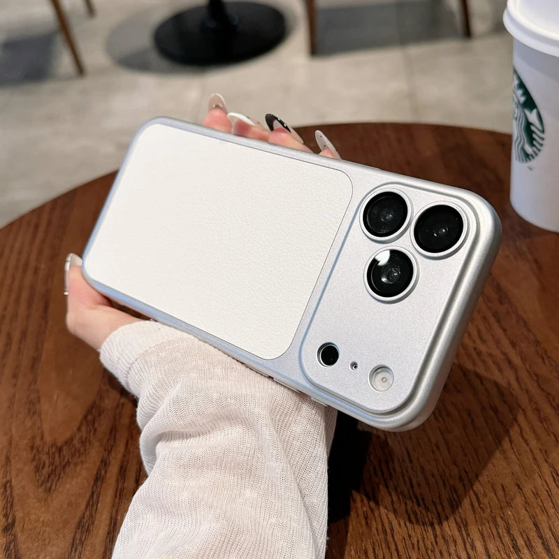 Soft Silicone TPU Leather Phone Case For iPhone 11 12 13 14 15 16 17 18 Pro Max Plus ShockProof Bumper Back Cases Cover