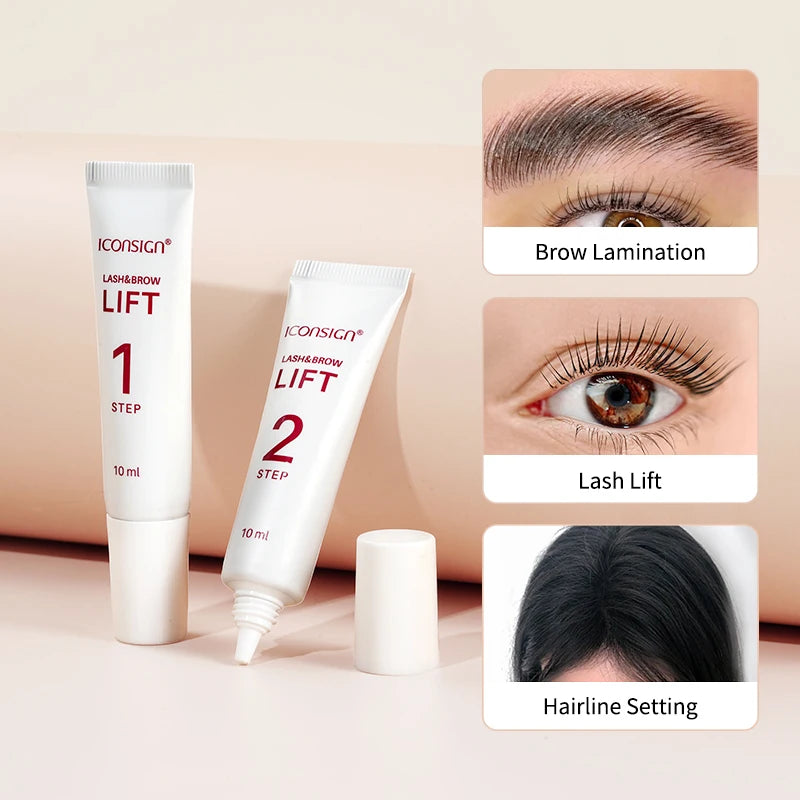 SA USA DE Spain France Fast Shipping Dropshipping 10ml Step 1 2 Fix Perming Set For Lash Brow Lift Perm Fixation Setting Lotion