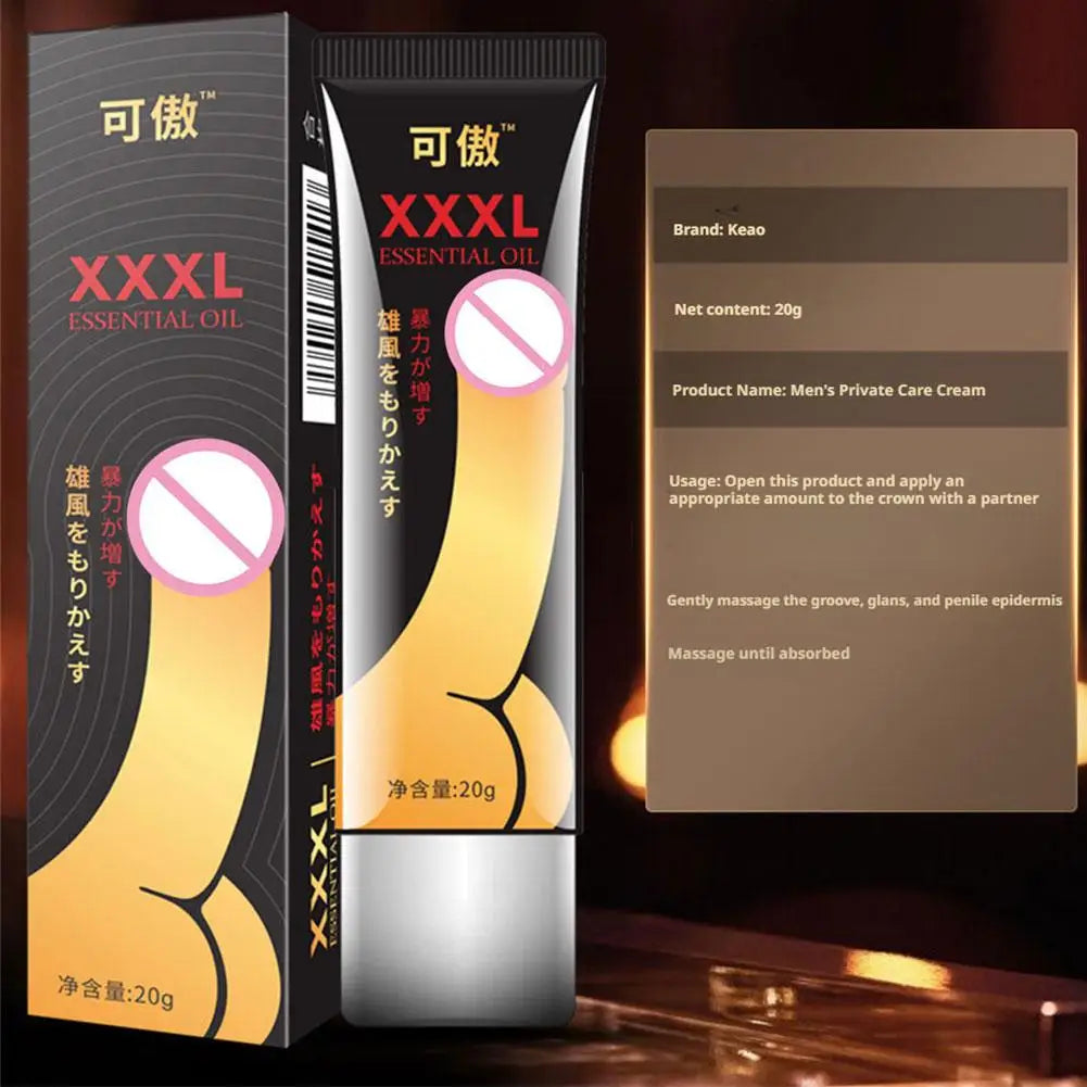 Penis Enlargement Cream Thickening Oil Enlarge For Men Big Dick Sex Delay Cream Penis Enlargement Oil  Lasting Erection Massage
