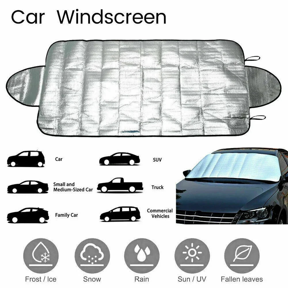 Car Accessories Car Windscreen Windshield Frost Cover Ice Snow Shield Front Protector Auto UV Protection Curtain Styling 1Pc