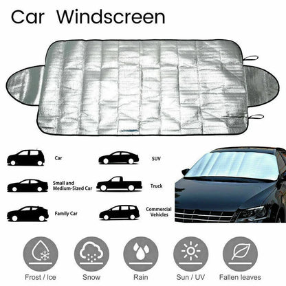 Car Accessories Car Windscreen Windshield Frost Cover Ice Snow Shield Front Protector Auto UV Protection Curtain Styling 1Pc