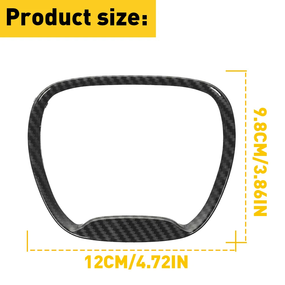 For Dodge Durango Charger Challenger 2015 2016 2017 2018 2019 2020 2021 2022 Car Accessories Stickers Steering Wheel Trim Cover