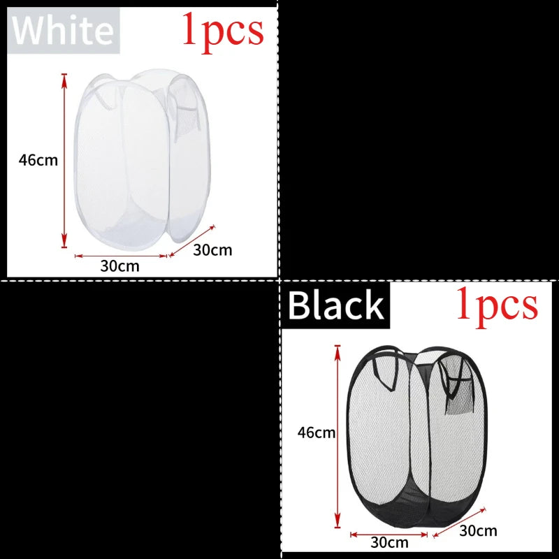 Household Dirty Clothes Basket Foldable Storage Basket University Dormitory Living Room Storage Bucket Laundry Bag