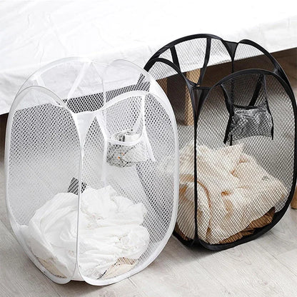 Household Dirty Clothes Basket Foldable Storage Basket University Dormitory Living Room Storage Bucket Laundry Bag