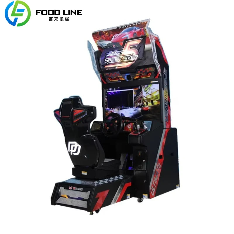 Customized Systems Arcade Racing Machine Arcade Car Coin Operated Games Machine