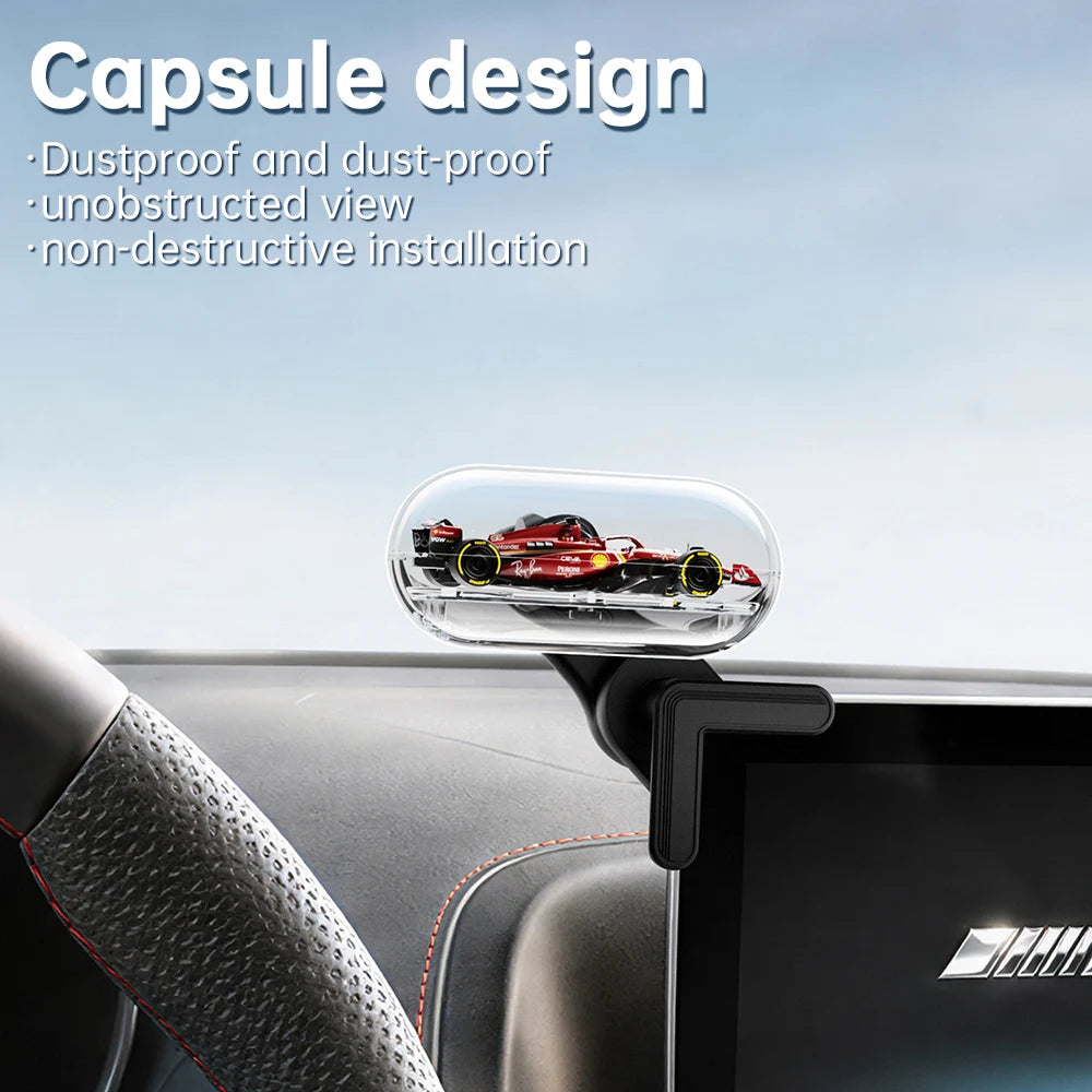 Kicarmod 1/64 Car-mounted Display Transparent  Box（without car）for 1/64 Diecast Model Cars Dustproof Acrylic Showcase
