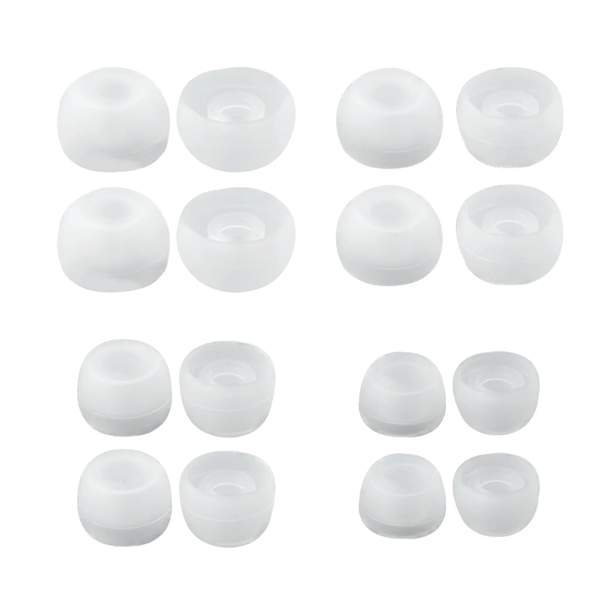 KBEAR 4540 Coffee Silicone Eartips Ergonomically Designed Earcap Optional XS/S/M/L Size and Combination Set Comfortable Earmuffs
