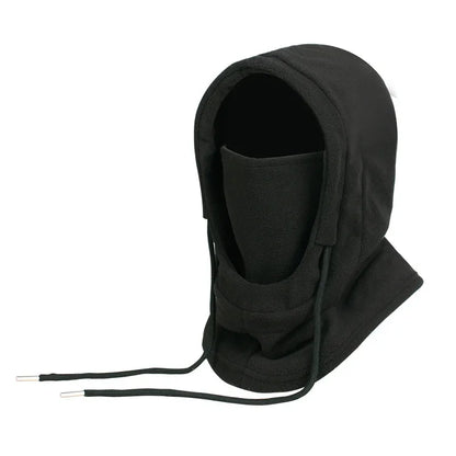 Unisex Warm Fleece Balaclava Winter Thermal Face Mask Neck Hooded Cap for Outdoor Sports Windproof Scarf Ski Head Cover Beanies