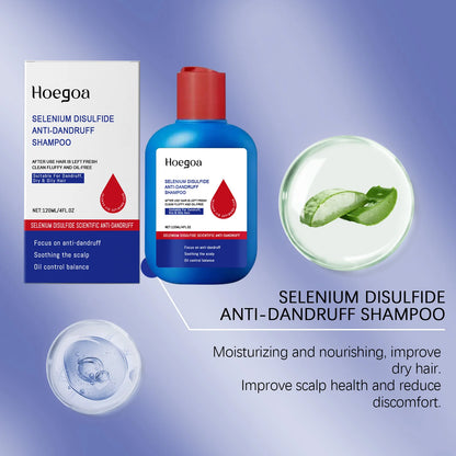 Selenium Sulfide Shampoo Deep Cleansing Scalp Oil Control Strengthen Hair Roots Volumizing Smoothing Shiny Hair Gentle Care