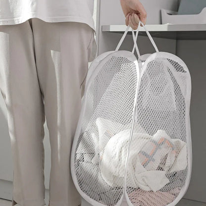 Household Dirty Clothes Basket Foldable Storage Basket University Dormitory Living Room Storage Bucket Laundry Bag