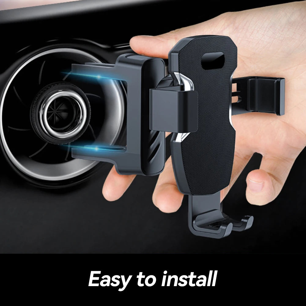 Car Phone Mount Stand  for Round Air Vent GPS Support One-Handed Operation Bracket Circular Air Vent Mount Holder Universal