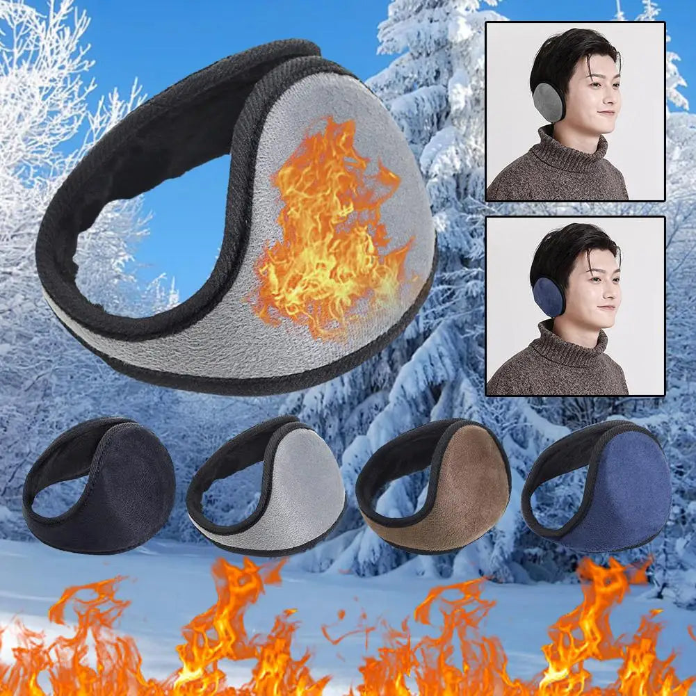 Earmuffs In Winter Cold Weather Earmuffs Soft Plush Ear Warmer Thicken Warmer Ear Cover Outdoor Cycling Ski Plush Ear Protector