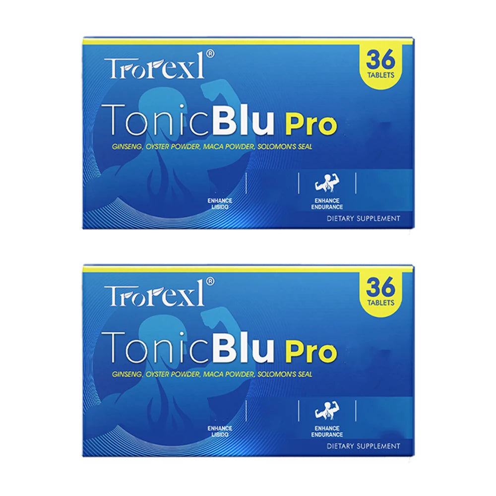 Trorexl-Tonic Blue Pills 36 Tablets - Advanced Male Performance Rock-Hard Stamina Flow Booste| Lab Certified Tested