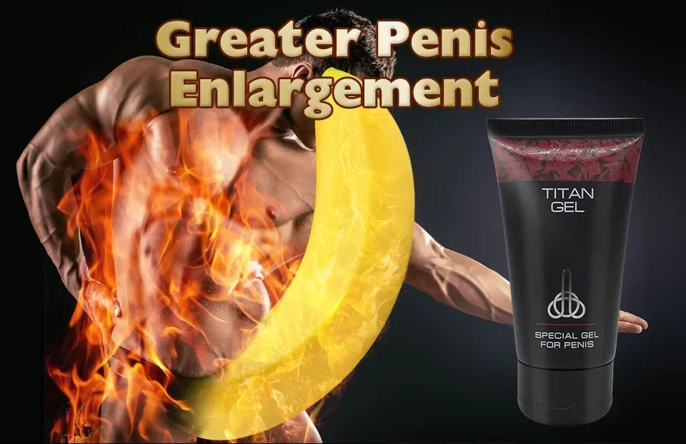 50ml Titan Gel Gold Cream Titan Gel Original Penis Cream Enlargement Essential Oil Enlarge Penis XXL Cream for Male Penis