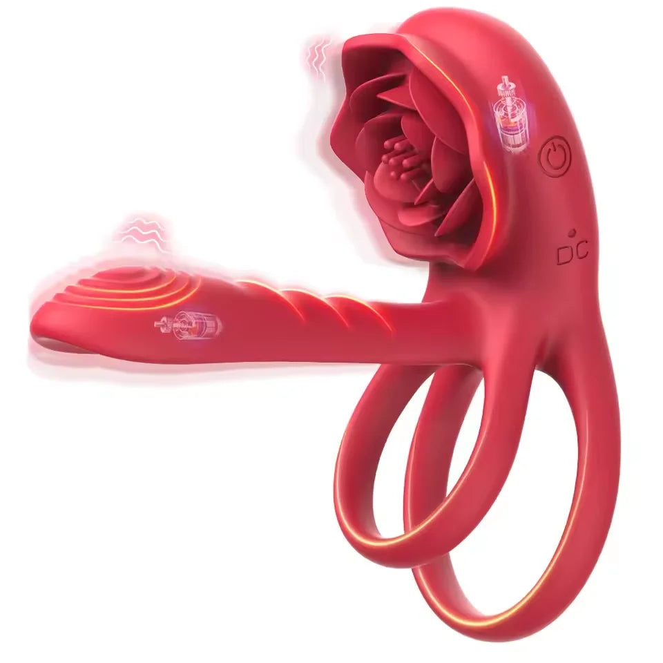 Powerful Penis Vibrator Male Remote Control Cock Ring G-Spot Clitoris Stimulator Delayed Ejaculation Adults Sex Toys for Men 18+