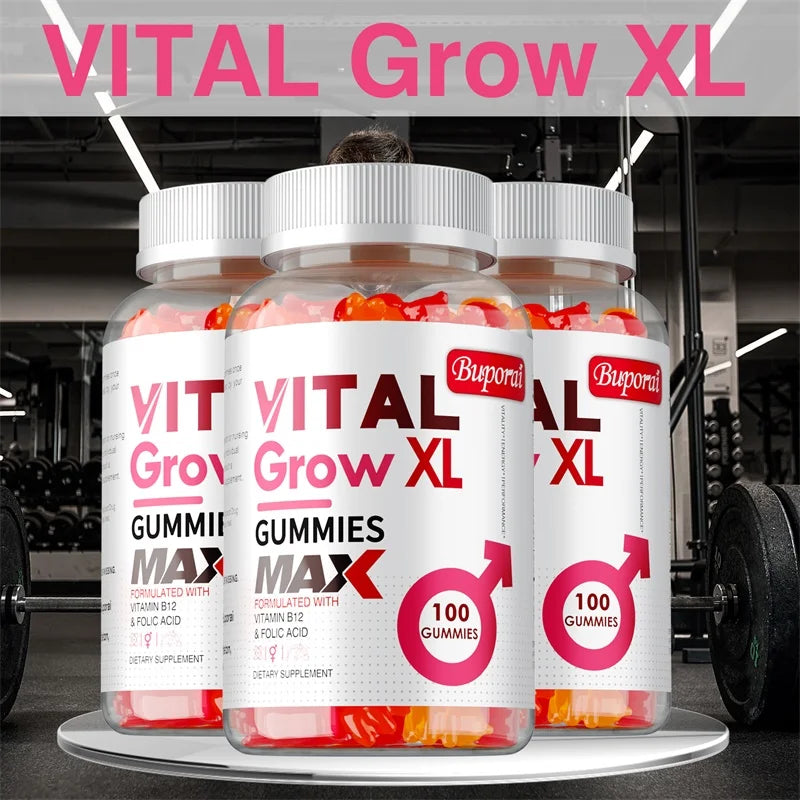 Vital Grow XL Male Gummies - Male Energy Management, Enhancing Male Vitality and Endurance, and Improving Athletic Performance