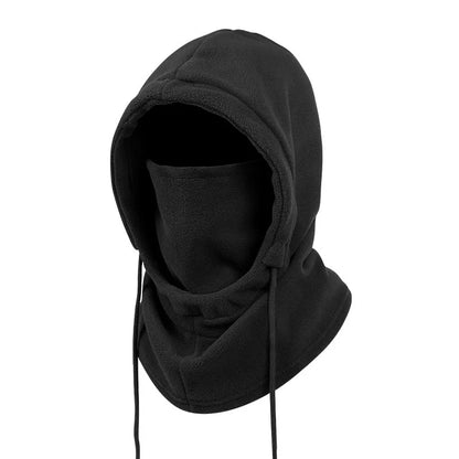 Unisex Warm Fleece Balaclava Winter Thermal Face Mask Neck Hooded Cap for Outdoor Sports Windproof Scarf Ski Head Cover Beanies