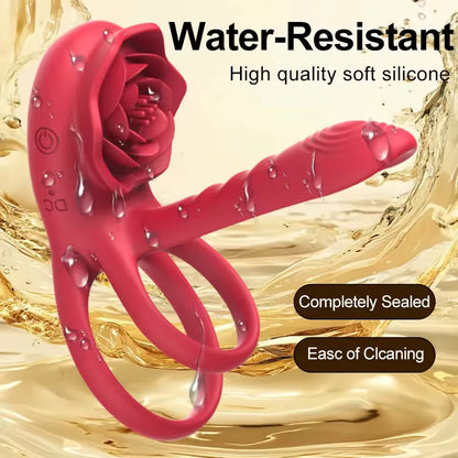 Powerful Penis Vibrator Male Remote Control Cock Ring G-Spot Clitoris Stimulator Delayed Ejaculation Adults Sex Toys for Men 18+