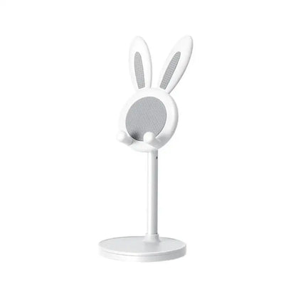 Cute Rabbit Phone Stand Multi-function Stretch Mobile Phone Holder Desktop Adjustable Phone Bracket For iPhone iPad Tablet Stand