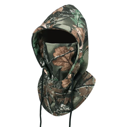 Unisex Warm Fleece Balaclava Winter Thermal Face Mask Neck Hooded Cap for Outdoor Sports Windproof Scarf Ski Head Cover Beanies