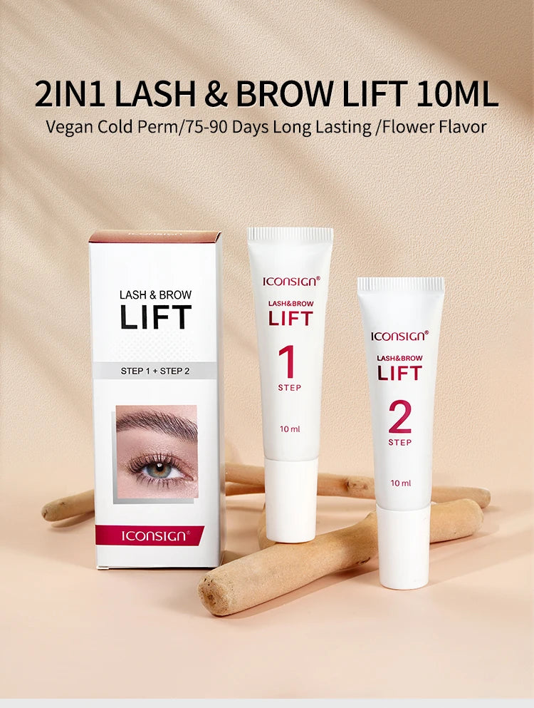 SA USA DE Spain France Fast Shipping Dropshipping 10ml Step 1 2 Fix Perming Set For Lash Brow Lift Perm Fixation Setting Lotion