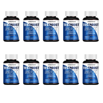 100 Capsules L-Arginine & L-Citrulline Male Enhancing Supplement for Reproductive Health Natural Energizer Supporting Energy And